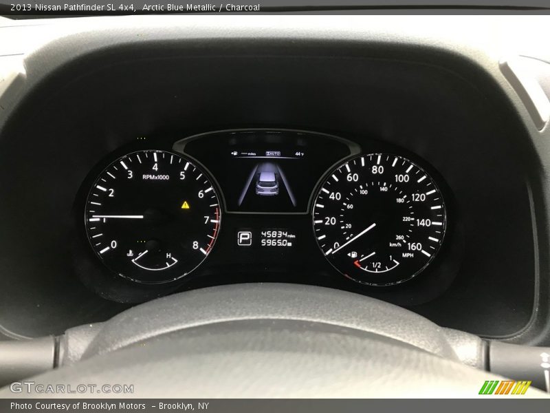 Arctic Blue Metallic / Charcoal 2013 Nissan Pathfinder SL 4x4