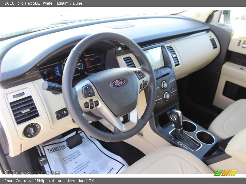 Front Seat of 2018 Flex SEL