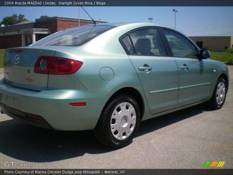 Starlight Green Mica / Beige 2004 Mazda MAZDA3 i Sedan