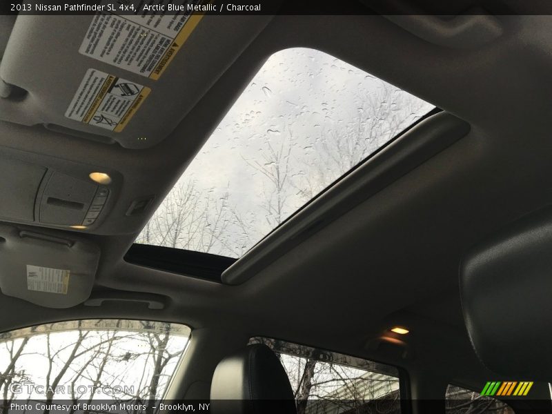 Arctic Blue Metallic / Charcoal 2013 Nissan Pathfinder SL 4x4