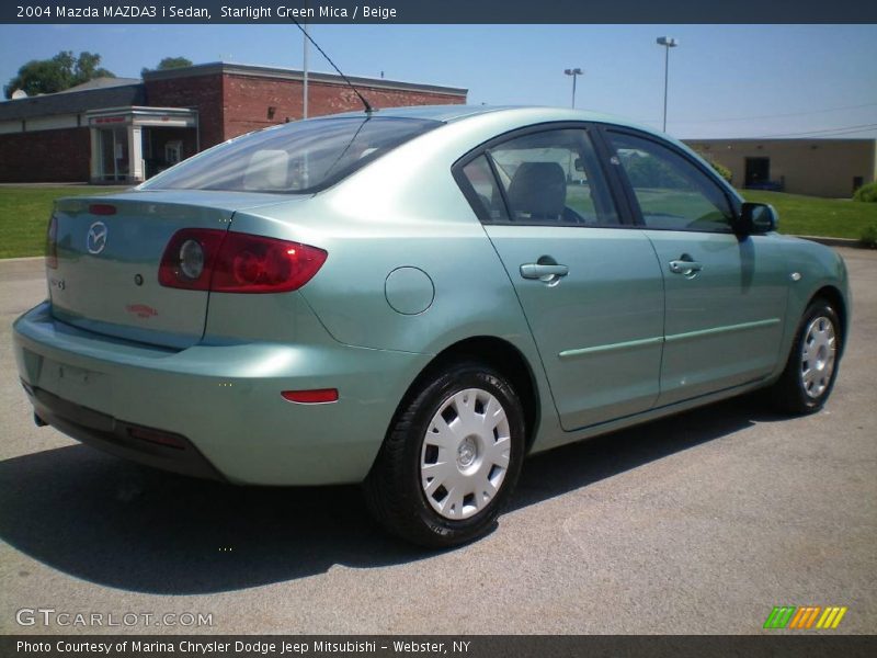 Starlight Green Mica / Beige 2004 Mazda MAZDA3 i Sedan