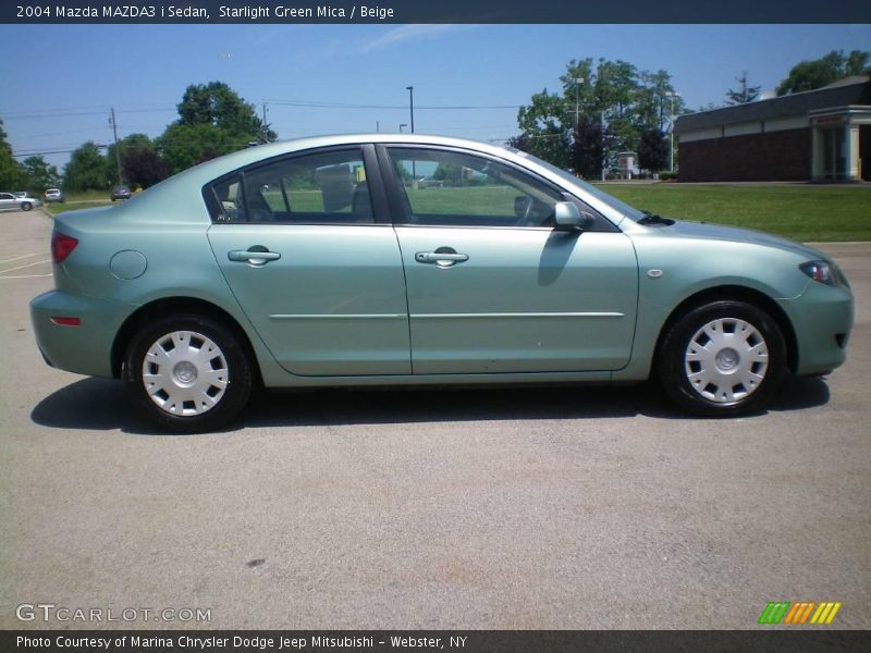 Starlight Green Mica / Beige 2004 Mazda MAZDA3 i Sedan