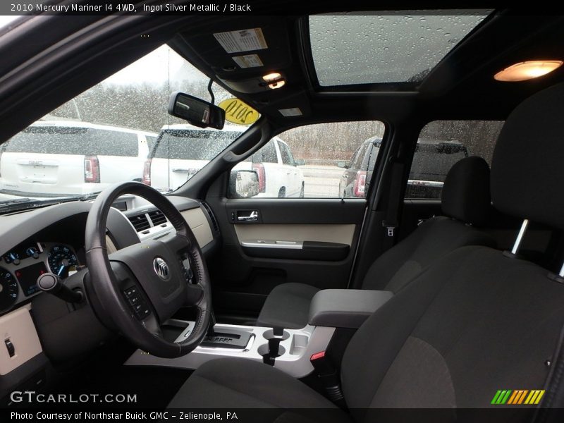 Ingot Silver Metallic / Black 2010 Mercury Mariner I4 4WD