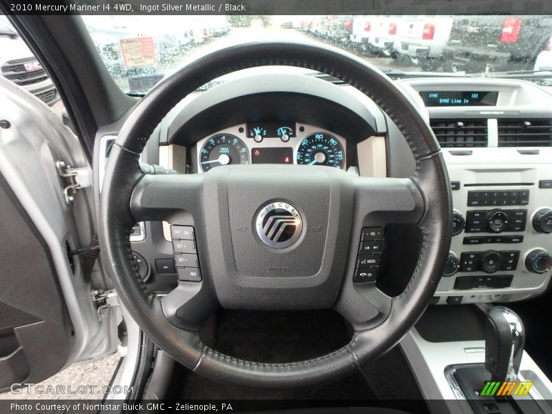 Ingot Silver Metallic / Black 2010 Mercury Mariner I4 4WD