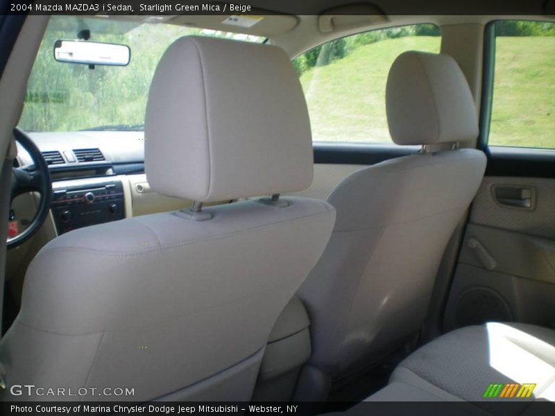 Starlight Green Mica / Beige 2004 Mazda MAZDA3 i Sedan