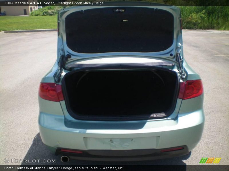 Starlight Green Mica / Beige 2004 Mazda MAZDA3 i Sedan