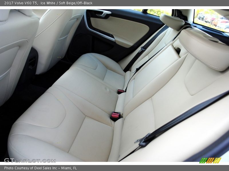 Rear Seat of 2017 V60 T5