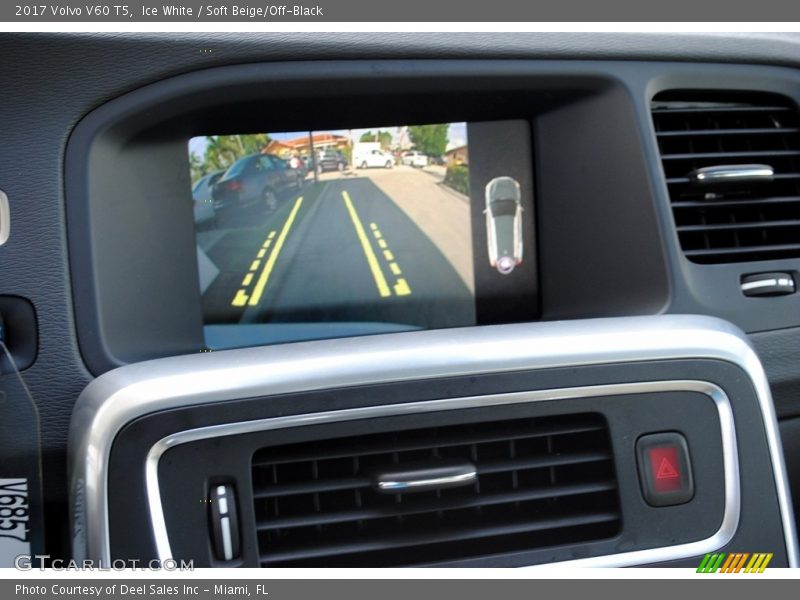 Ice White / Soft Beige/Off-Black 2017 Volvo V60 T5