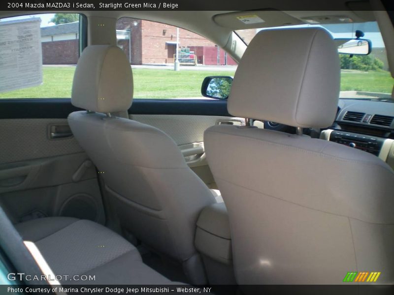 Starlight Green Mica / Beige 2004 Mazda MAZDA3 i Sedan
