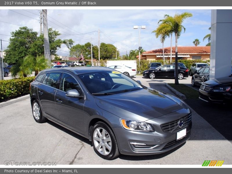 Osmium Grey Metallic / Off Black 2017 Volvo V60 T5
