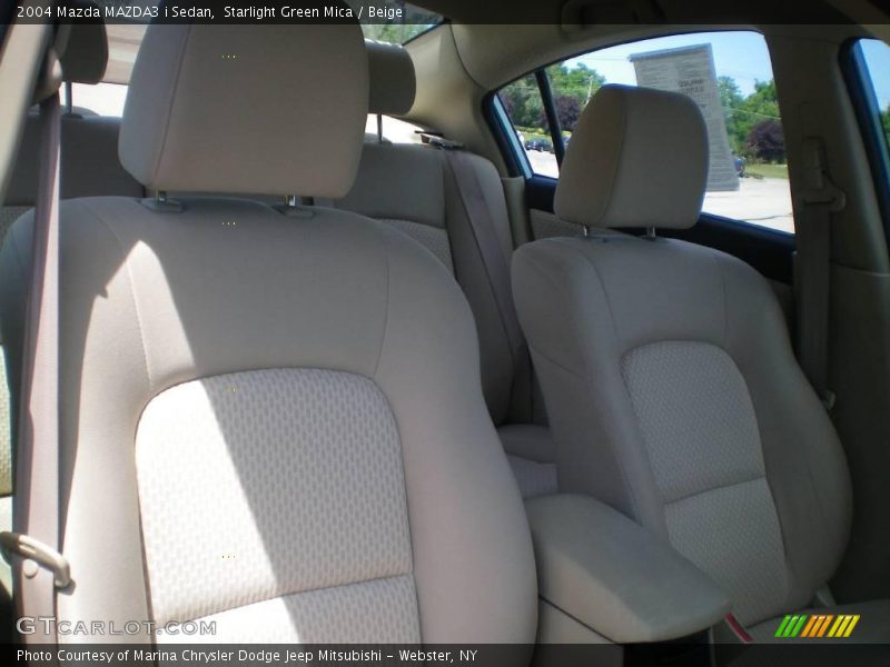 Starlight Green Mica / Beige 2004 Mazda MAZDA3 i Sedan