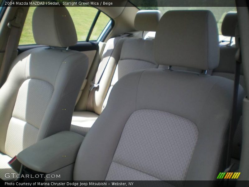 Starlight Green Mica / Beige 2004 Mazda MAZDA3 i Sedan