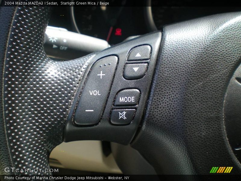 Starlight Green Mica / Beige 2004 Mazda MAZDA3 i Sedan