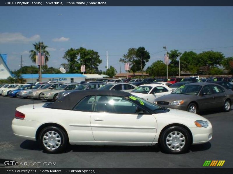 Stone White / Sandstone 2004 Chrysler Sebring Convertible