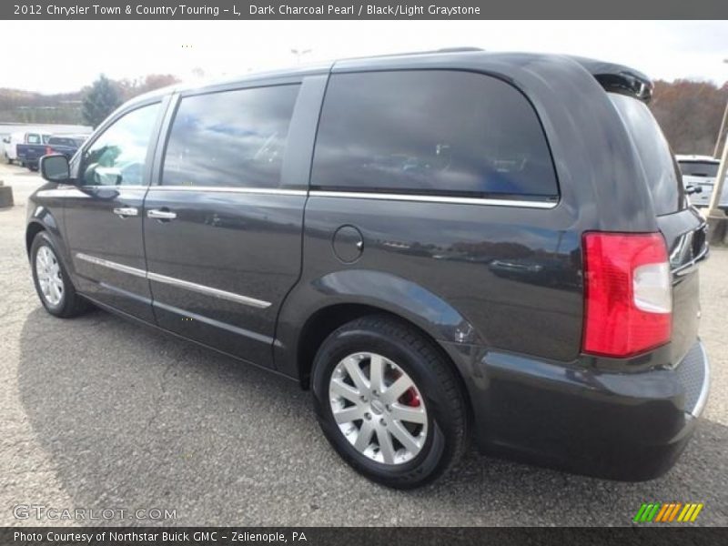 Dark Charcoal Pearl / Black/Light Graystone 2012 Chrysler Town & Country Touring - L