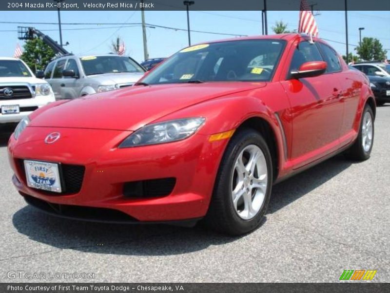 Velocity Red Mica / Black 2004 Mazda RX-8 Sport