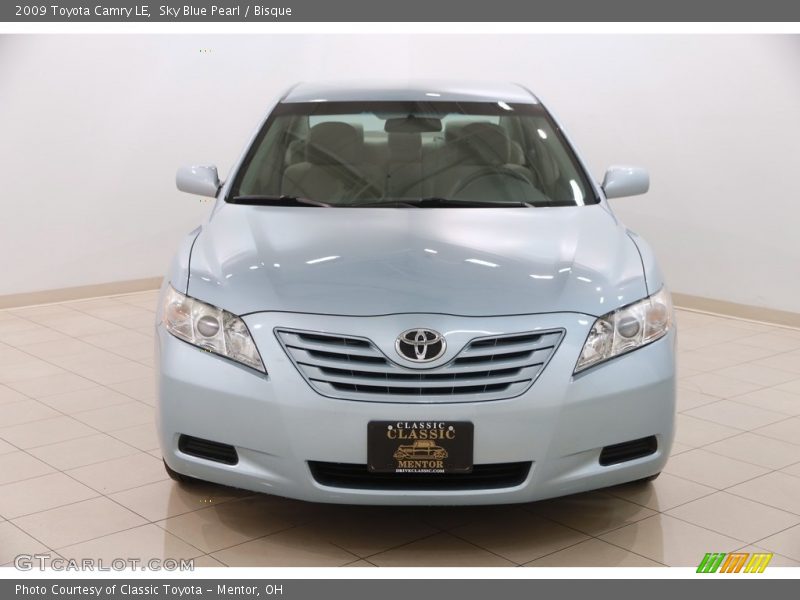 Sky Blue Pearl / Bisque 2009 Toyota Camry LE