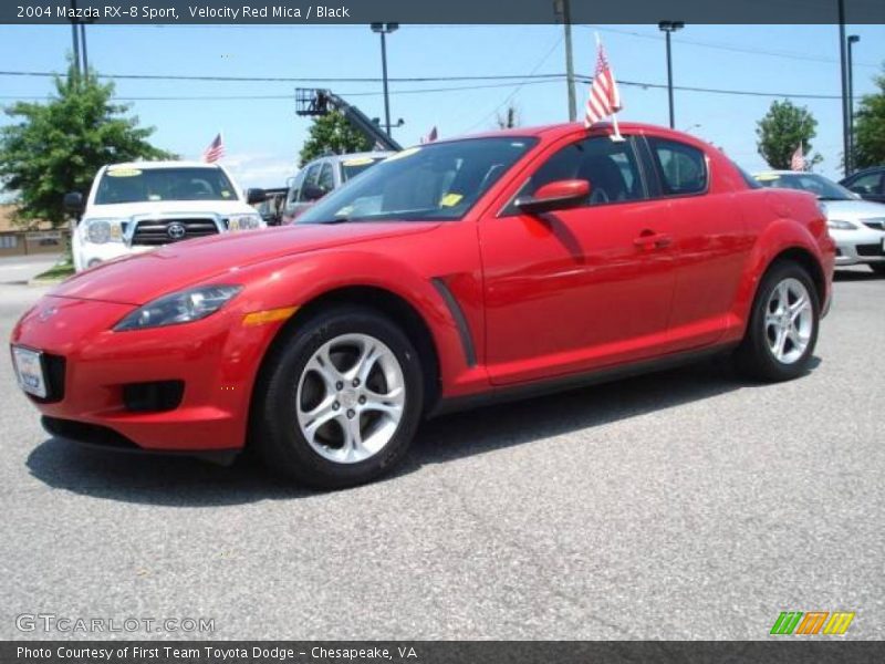 Velocity Red Mica / Black 2004 Mazda RX-8 Sport