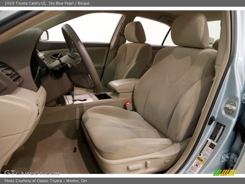 Sky Blue Pearl / Bisque 2009 Toyota Camry LE