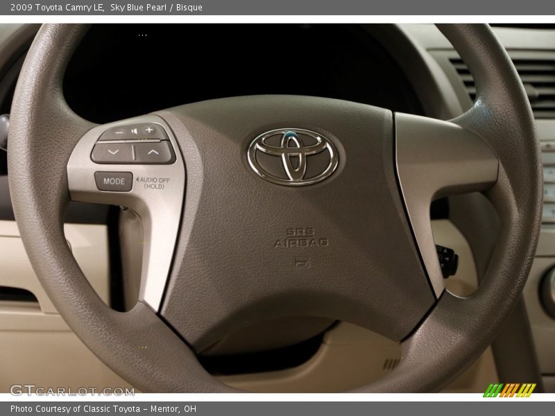 Sky Blue Pearl / Bisque 2009 Toyota Camry LE