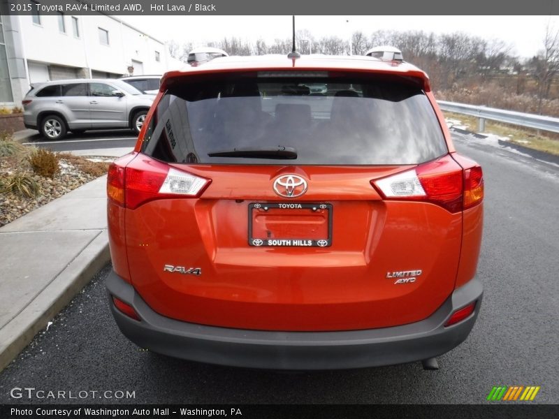 Hot Lava / Black 2015 Toyota RAV4 Limited AWD
