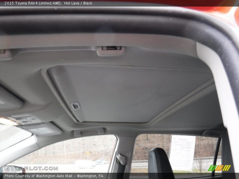 Hot Lava / Black 2015 Toyota RAV4 Limited AWD