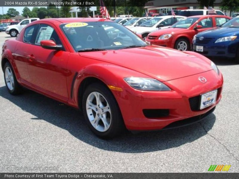 Velocity Red Mica / Black 2004 Mazda RX-8 Sport