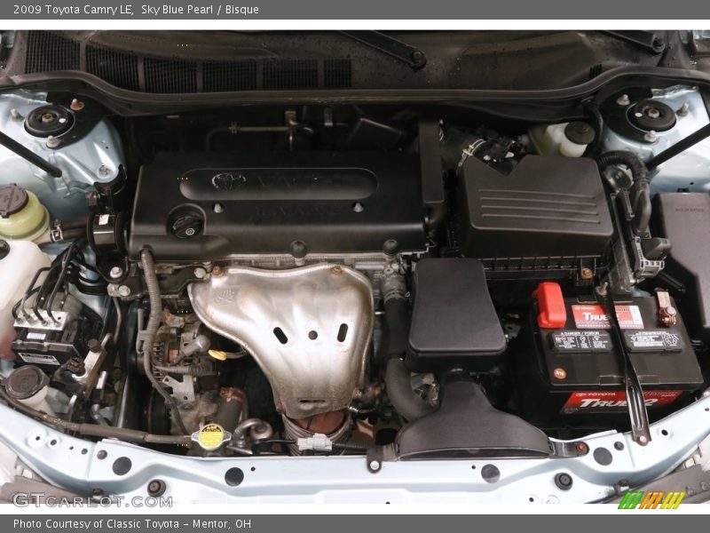 Sky Blue Pearl / Bisque 2009 Toyota Camry LE