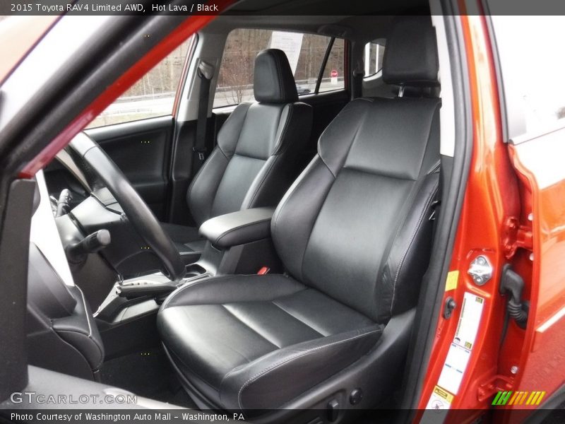 Hot Lava / Black 2015 Toyota RAV4 Limited AWD