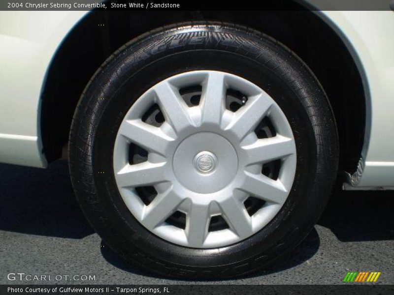 Stone White / Sandstone 2004 Chrysler Sebring Convertible