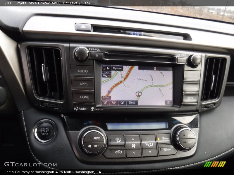 Hot Lava / Black 2015 Toyota RAV4 Limited AWD