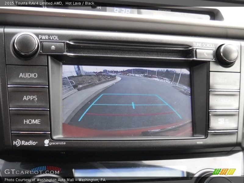 Hot Lava / Black 2015 Toyota RAV4 Limited AWD