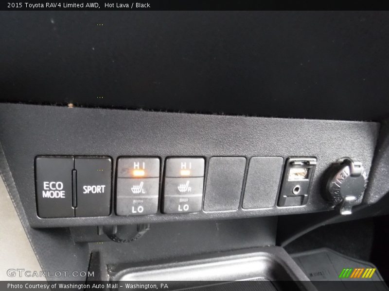 Hot Lava / Black 2015 Toyota RAV4 Limited AWD