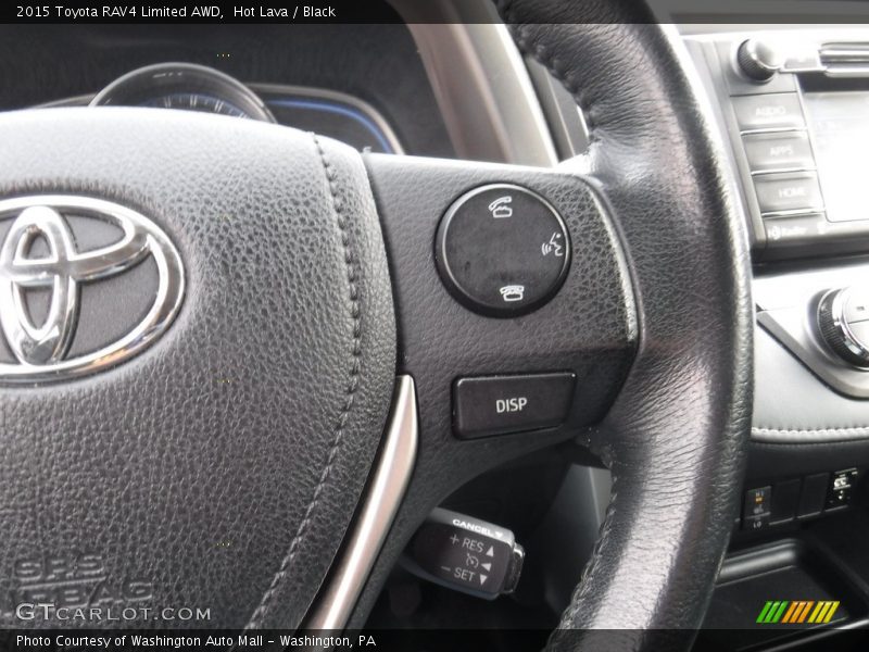 Hot Lava / Black 2015 Toyota RAV4 Limited AWD