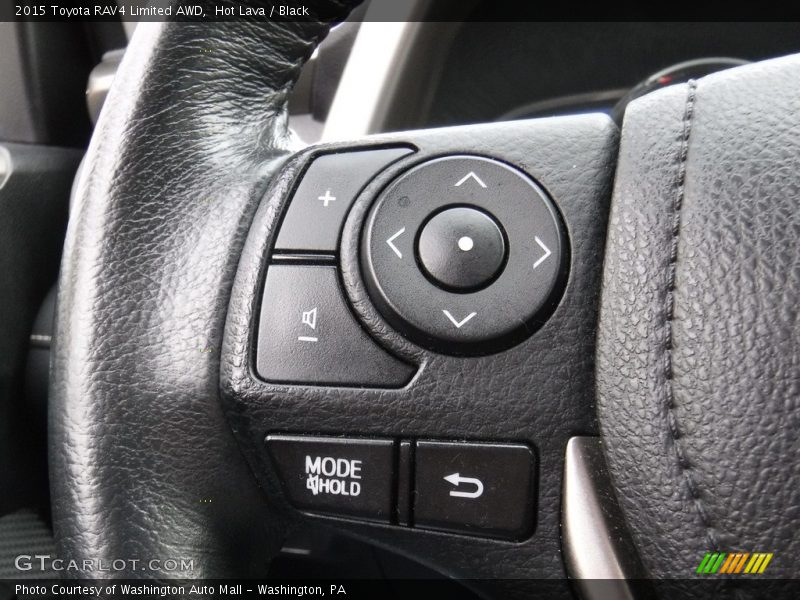 Hot Lava / Black 2015 Toyota RAV4 Limited AWD