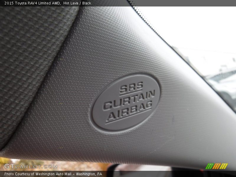 Hot Lava / Black 2015 Toyota RAV4 Limited AWD