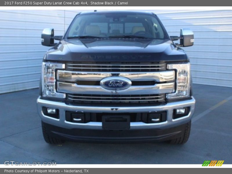 Shadow Black / Camel 2017 Ford F250 Super Duty Lariat Crew Cab 4x4