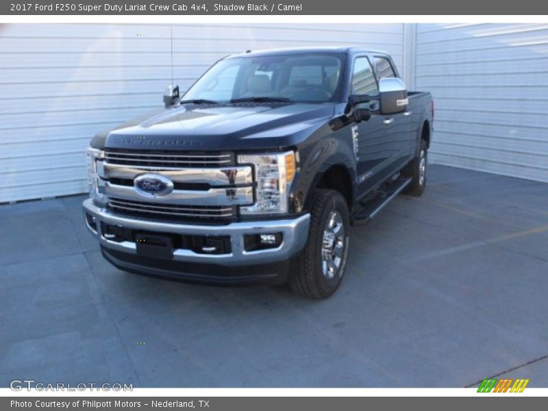 Shadow Black / Camel 2017 Ford F250 Super Duty Lariat Crew Cab 4x4