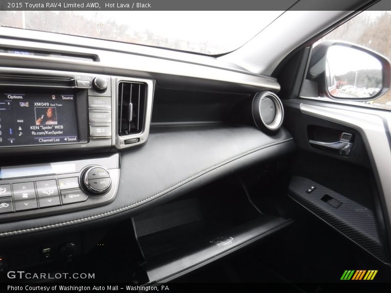 Hot Lava / Black 2015 Toyota RAV4 Limited AWD