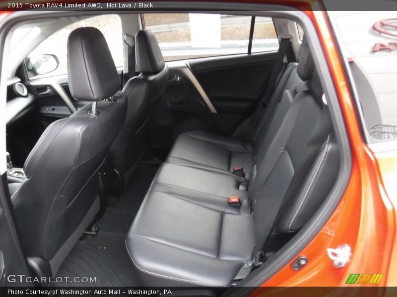 Hot Lava / Black 2015 Toyota RAV4 Limited AWD