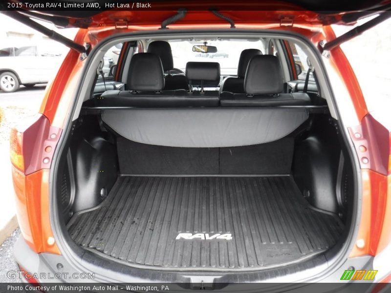Hot Lava / Black 2015 Toyota RAV4 Limited AWD