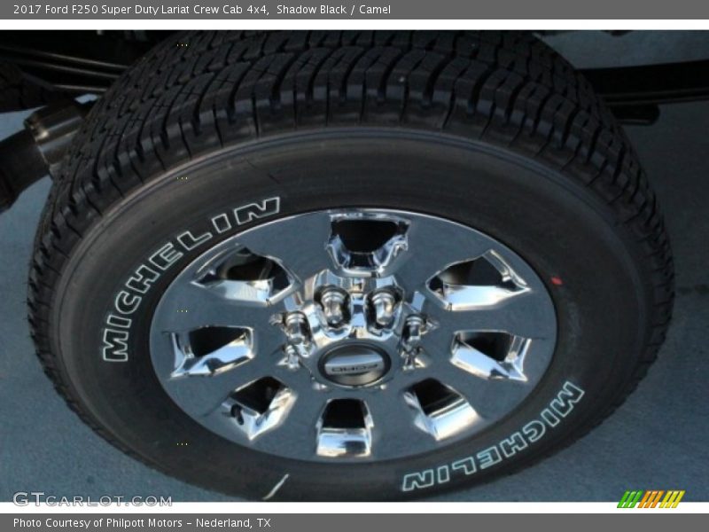 Shadow Black / Camel 2017 Ford F250 Super Duty Lariat Crew Cab 4x4
