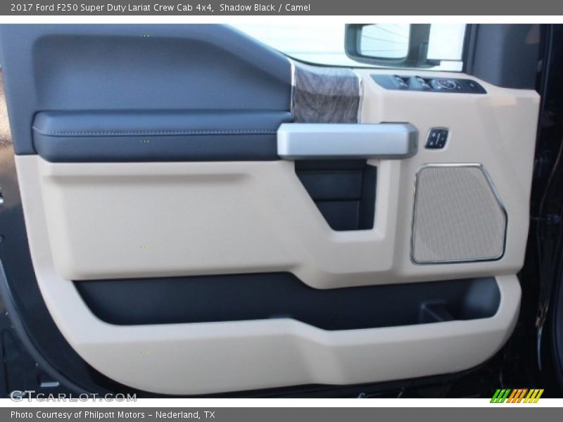 Shadow Black / Camel 2017 Ford F250 Super Duty Lariat Crew Cab 4x4