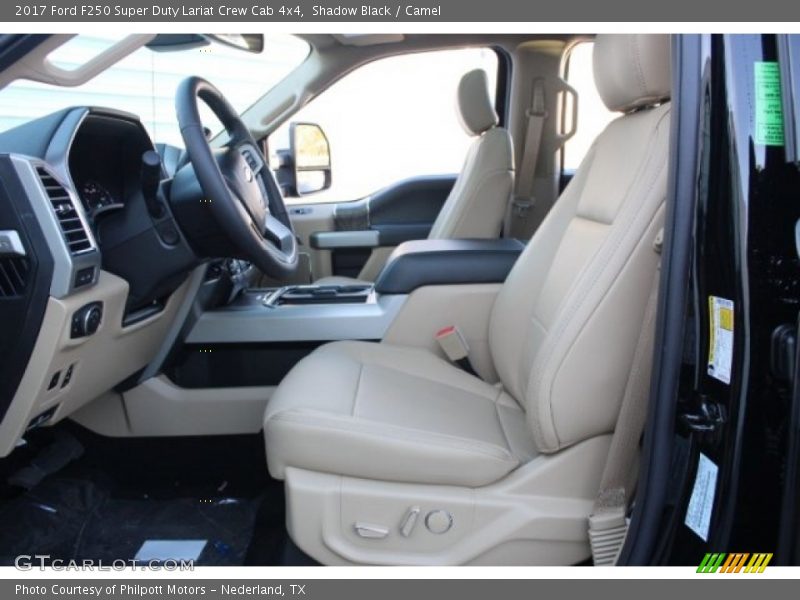 Shadow Black / Camel 2017 Ford F250 Super Duty Lariat Crew Cab 4x4