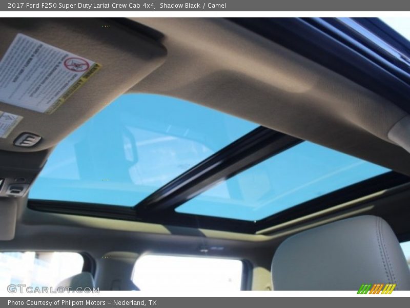 Shadow Black / Camel 2017 Ford F250 Super Duty Lariat Crew Cab 4x4