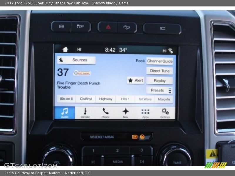 Shadow Black / Camel 2017 Ford F250 Super Duty Lariat Crew Cab 4x4