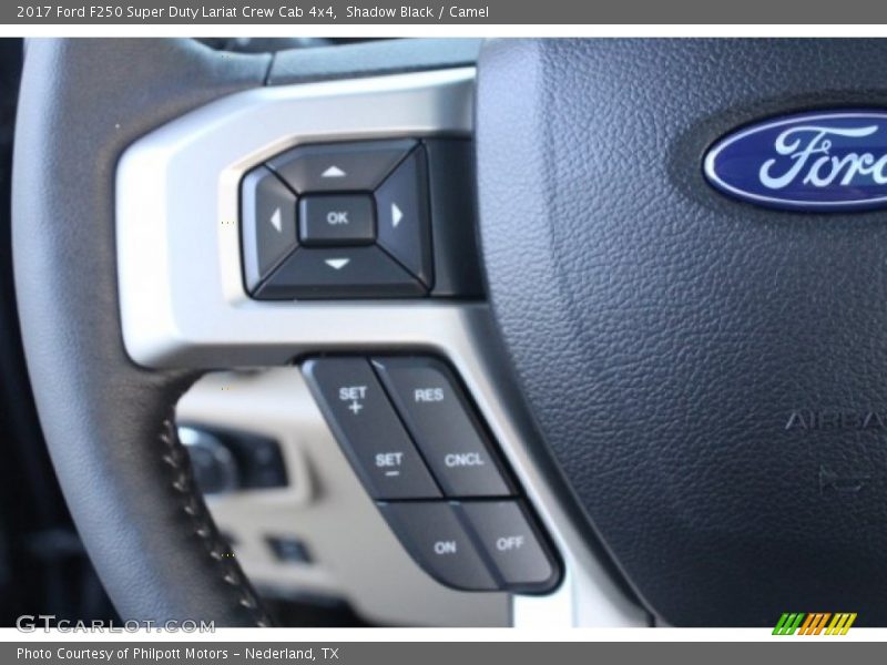 Shadow Black / Camel 2017 Ford F250 Super Duty Lariat Crew Cab 4x4