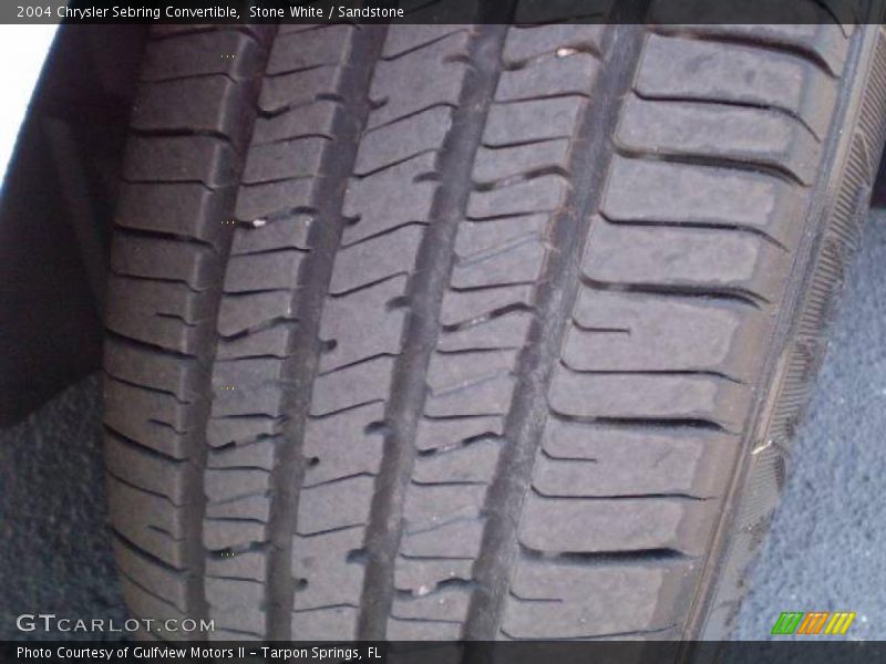 Stone White / Sandstone 2004 Chrysler Sebring Convertible
