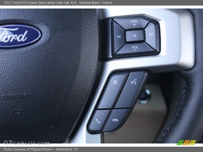 Shadow Black / Camel 2017 Ford F250 Super Duty Lariat Crew Cab 4x4