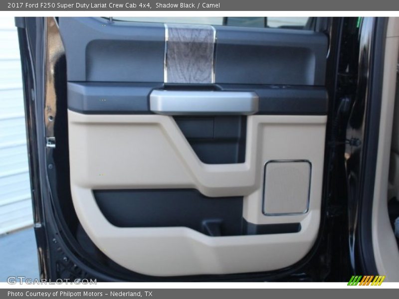 Shadow Black / Camel 2017 Ford F250 Super Duty Lariat Crew Cab 4x4